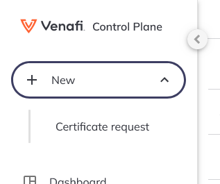 Requesting a new certificiate.