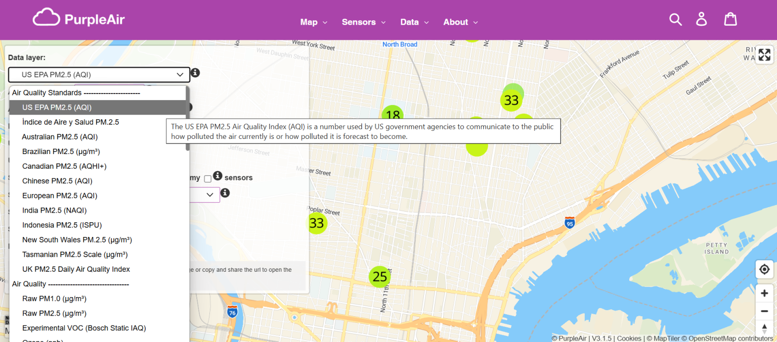 How to View Real-Time Air Quality Data with PurpleAir – Breathe Easy ...