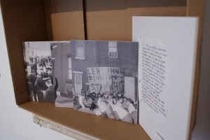 Photographs I found while researching at the Temple University Special Collections Research Center that were used in the History Truck exhibit Manufacturing Fire.