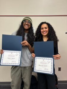 Maya & Ranesh win 1st & 2nd (respectively) at Neuroscience Research Day