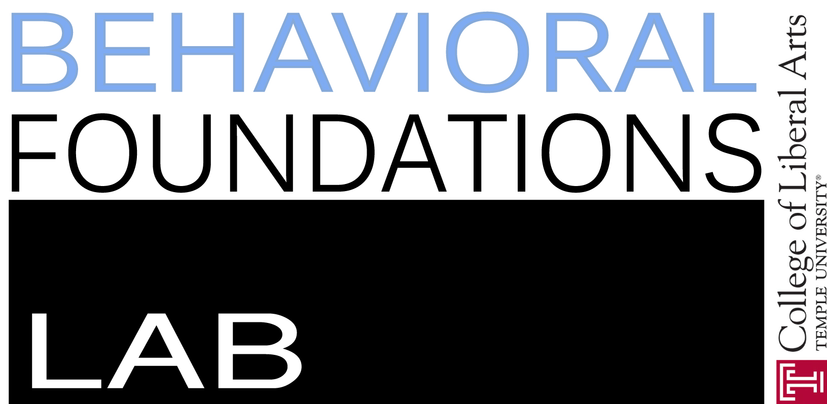 Behavioral Foundations Lab Temple University's Center for Political