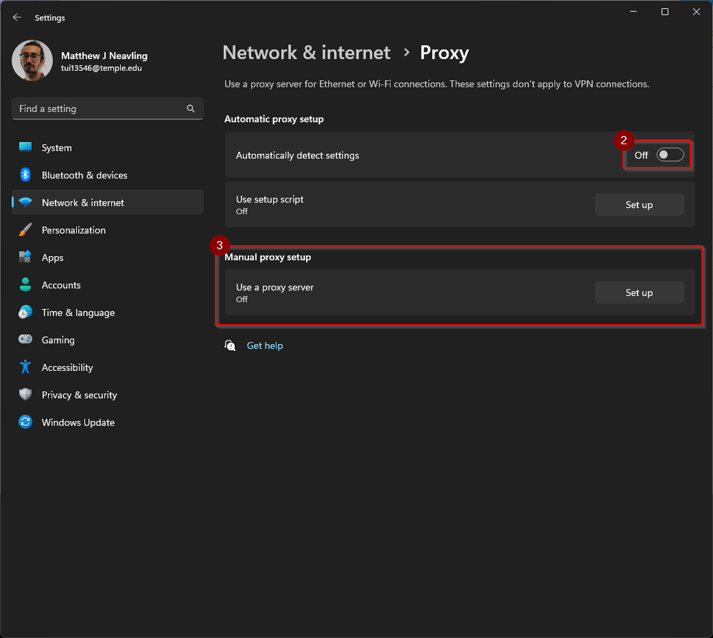Disable Proxy Server – HBG Help