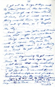Page four of a handwritten letter. Transcript of entire letter linked below these images.