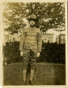 Morris Wolf in uniform