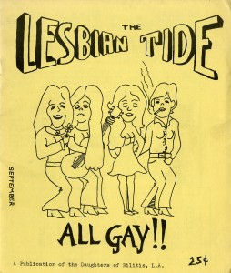 Lesbian Tide Sept 1972