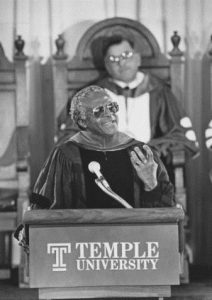 Archbishop Tutu at Temple, January 14, 1986