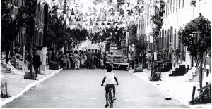 Street Theatre performance, 1969