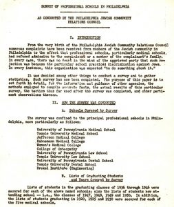 survey of professional schools 1950 small