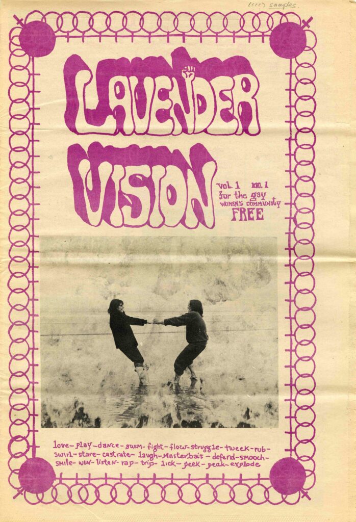 Cover of Lavender Vision Newsletter