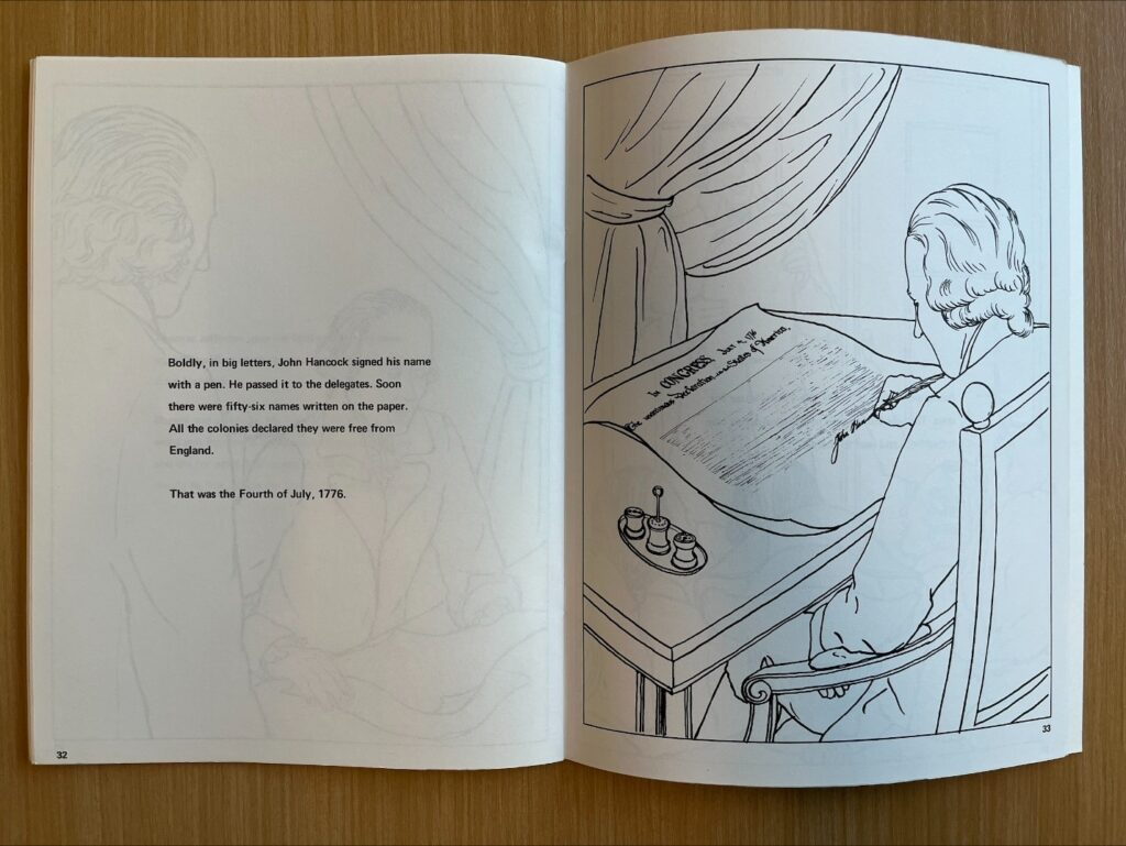 Image of "The Fourth of July Bicentennial Coloring Book"