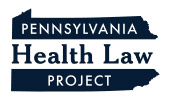 Pennsylvania Health Law Project logo with outline of the state