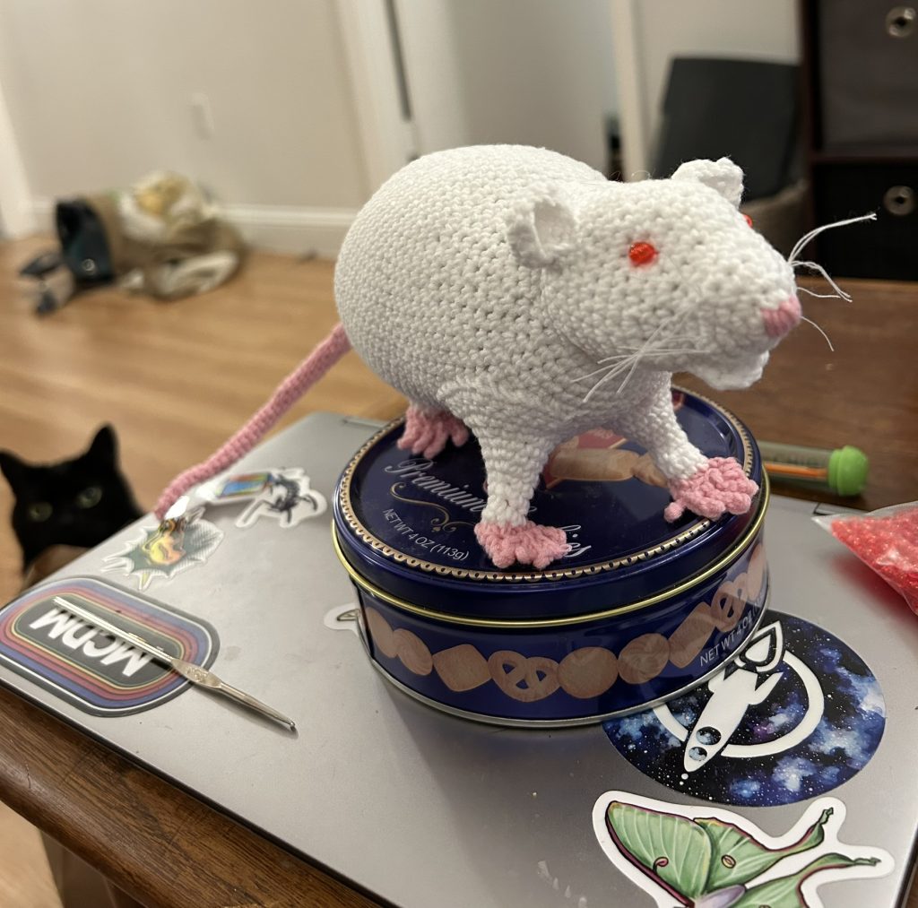 crochet rat