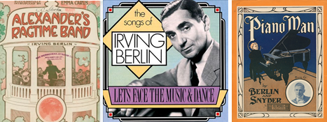 Sheet music covers of Irving Berlin