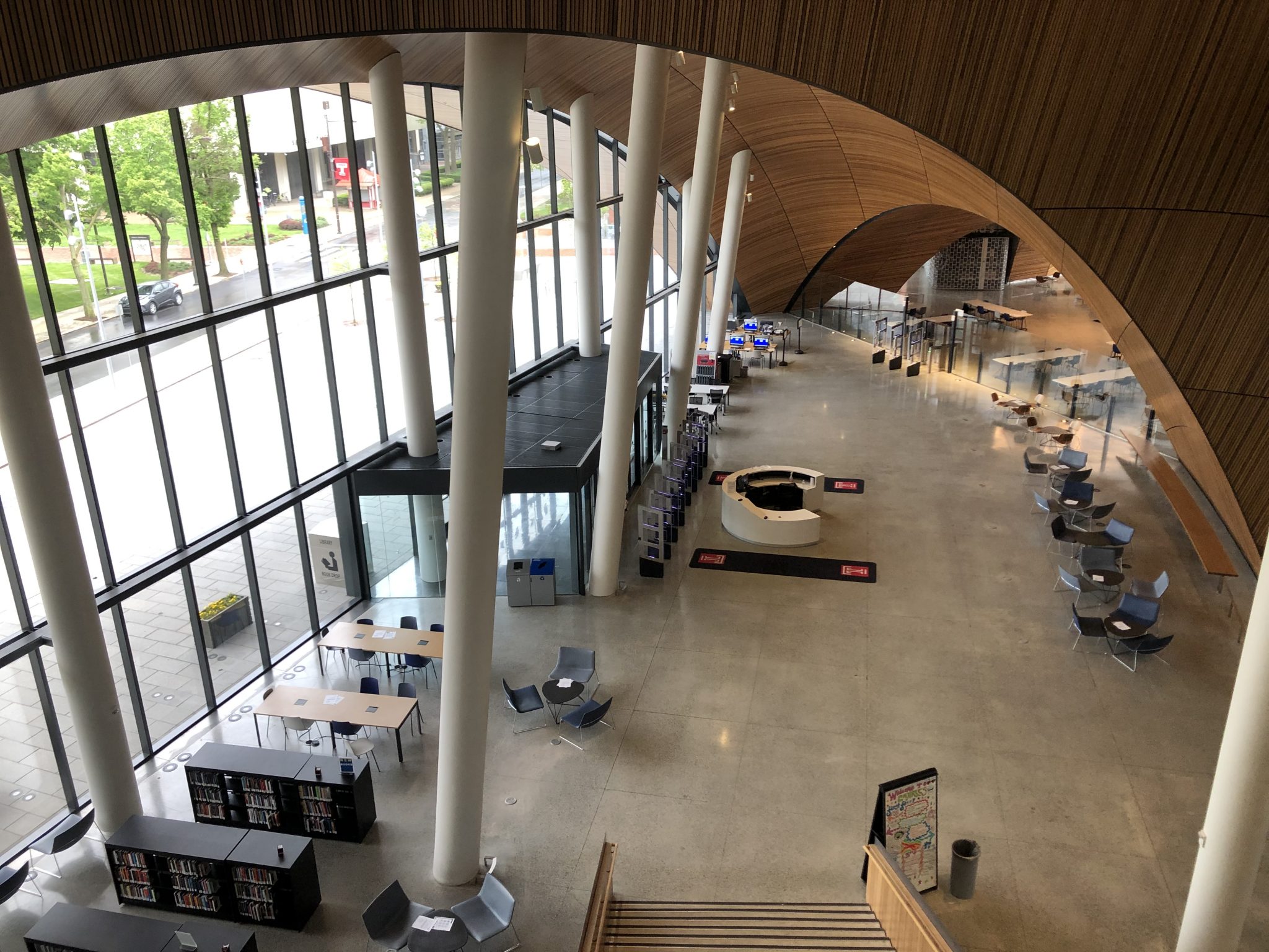 Alone in Charles Library Makerspace Manager Takes Part in University