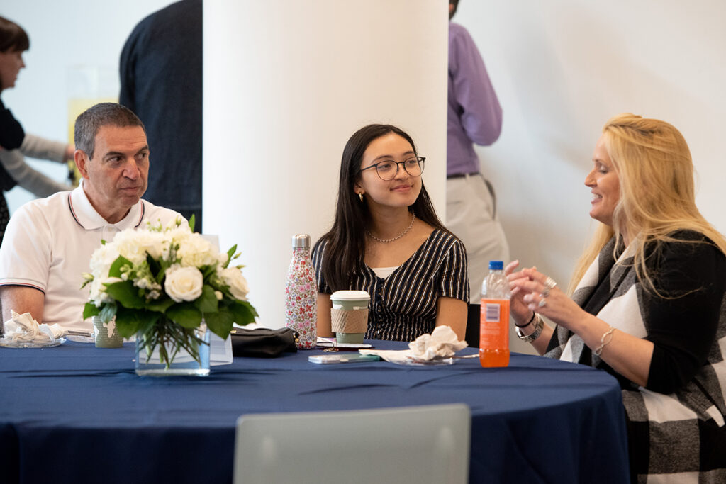 Photo of attendees enjoying luncheon