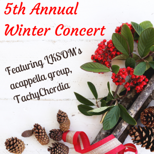 5th Annual Winter concert promo