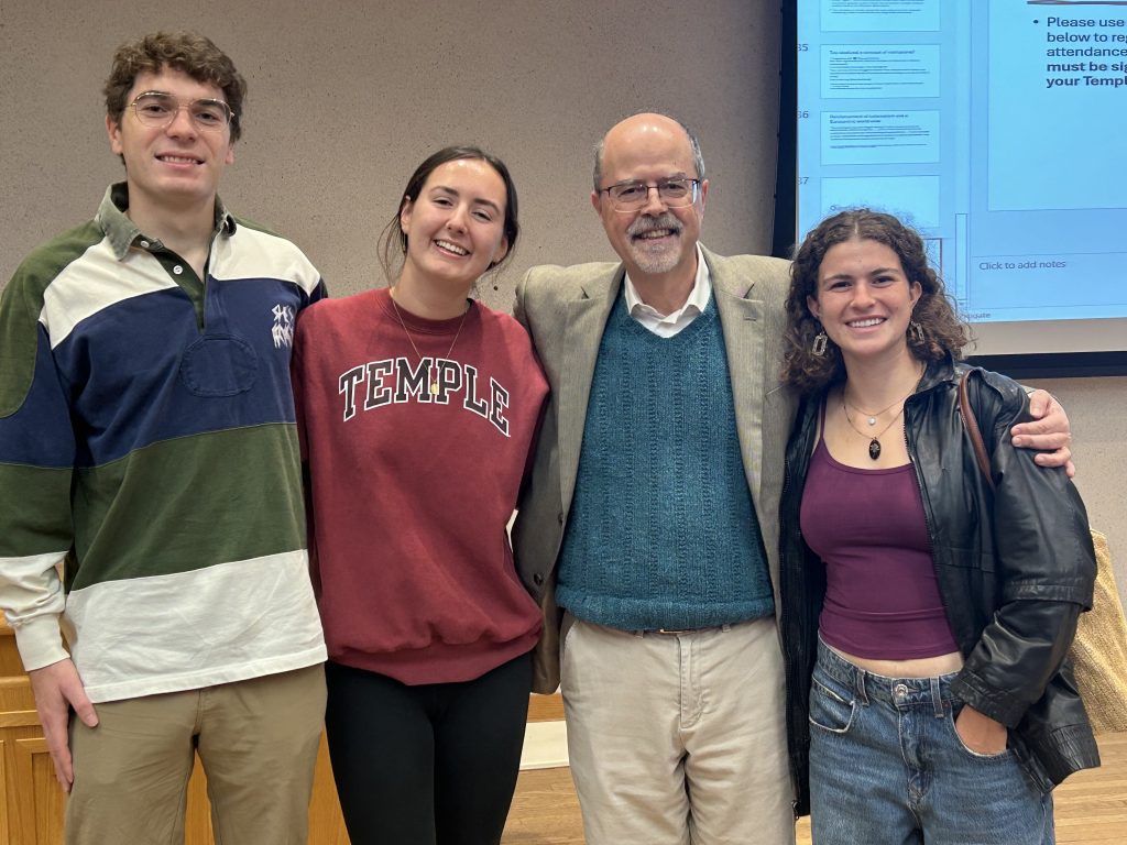 Walter Shallenberger, Madeline Pierce Ruder, Dimitrios Diamantaras, and Cecilia Schleinitz