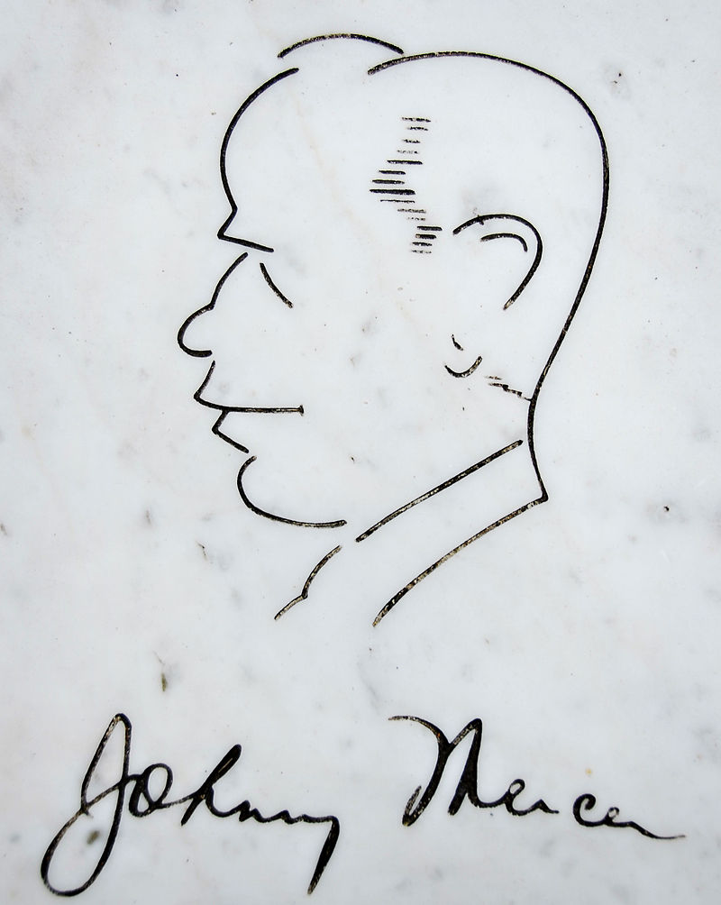 drawing of Johnny Mercer