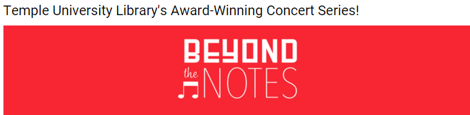 Beyond the Notes banner