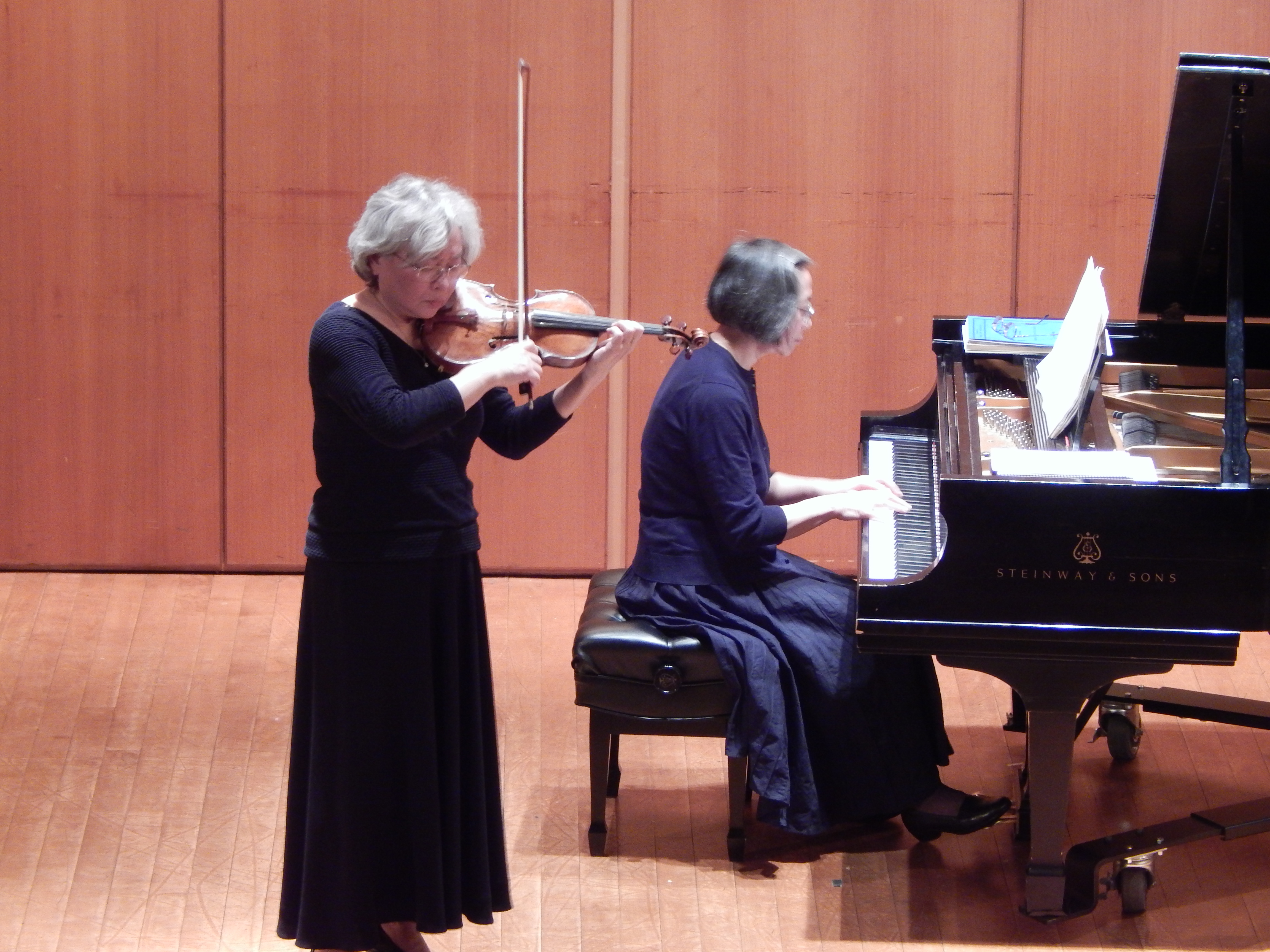 Mille Bai, violin and Joy Bai, piano