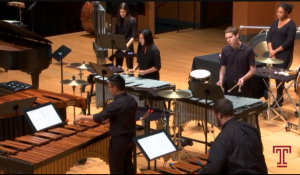 photo of percussion performance