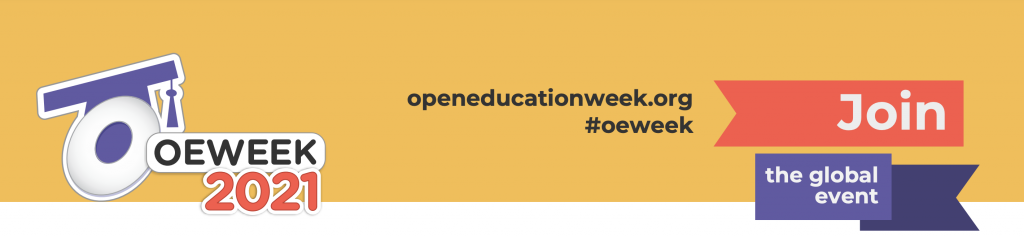 Open Education Week 2021 banner