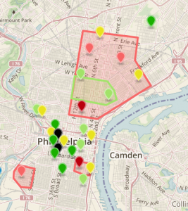 park GPS markers