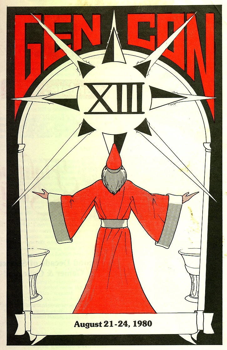 Cover of 1980 Gen Con program