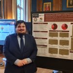 RCL Research Assistant Alex Rotaru Presenting His Fieldwork Results at the College of Physicians of Philadelphia Student Poster Session, 2024