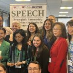 SPEECH Conference Award Winners, including Our Own Katie Singley (Middle, back)