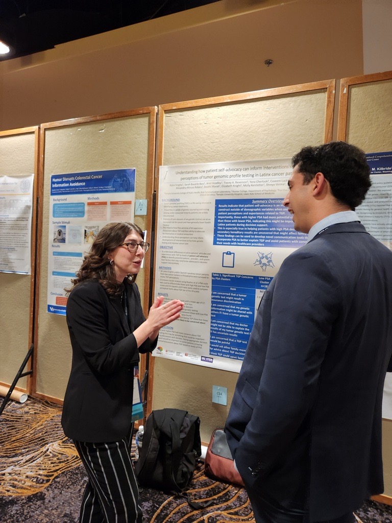 RCL Research Coordinator Katie Singley Presenting a Poster at Society for Behavioral Medicine Conference, 2024