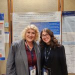 RCL Research Coordinator Katie Singley with Research Partner Dr. Tracey Revenson at Society for Behavioral Medicine Conference, 2024