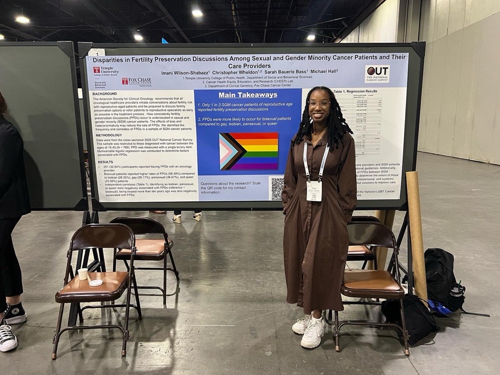 RCL Doctoral Fellow Imani Wilson-Shabazz presenting her work at APHA Conference, 2024