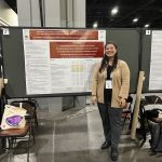 RCL Doctoral Fellow Ariel Hoadley Presenting Her Poster at APHA Conference, 2024
